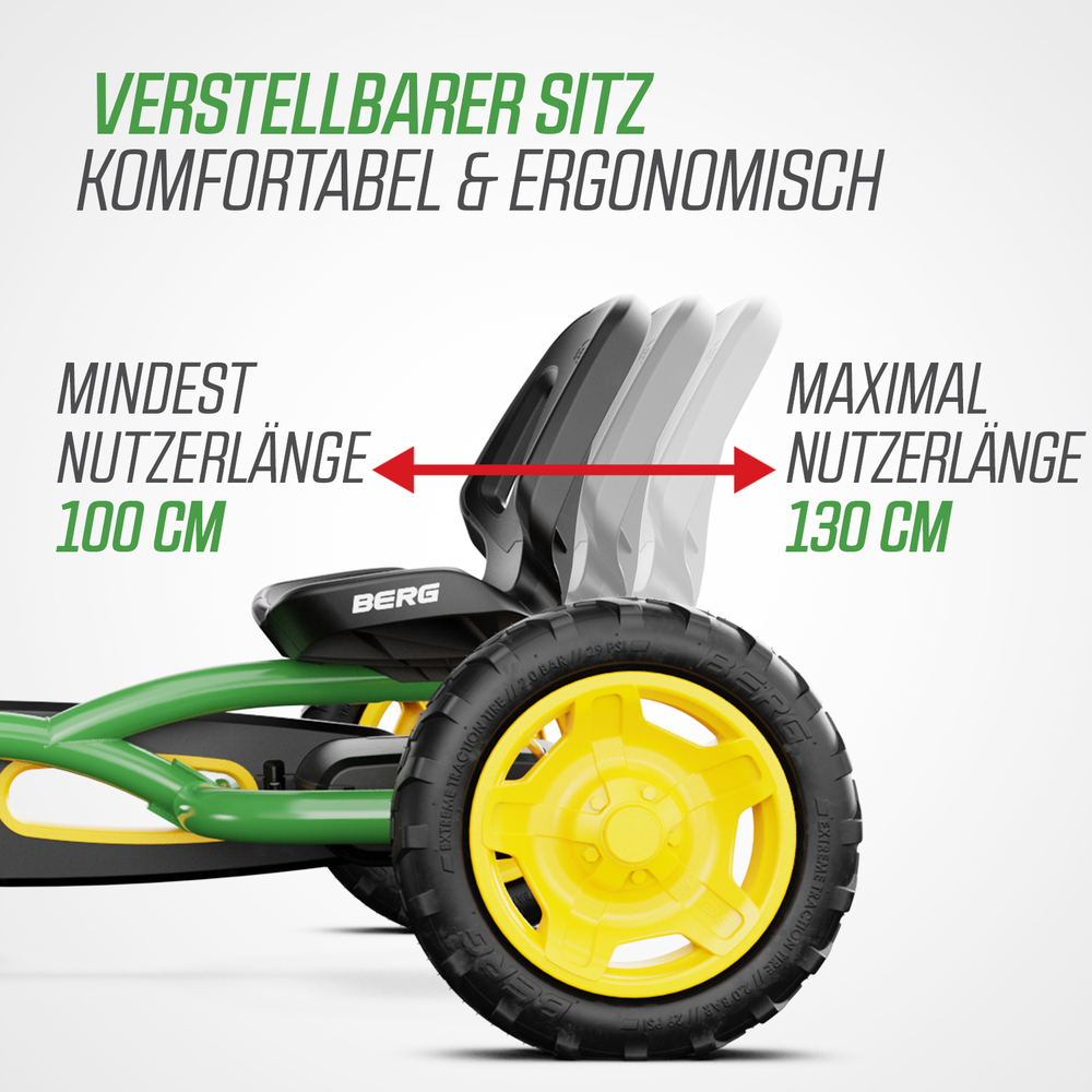 BERG Gokart Buddy John Deere 3.0 (Facelift) 